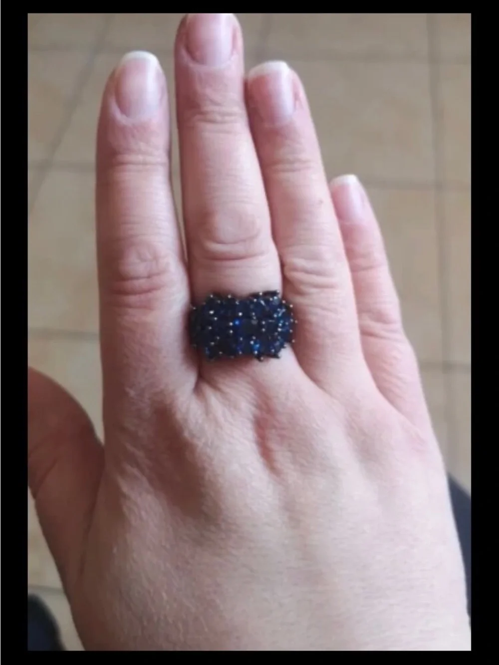 Swarovski rings stamped